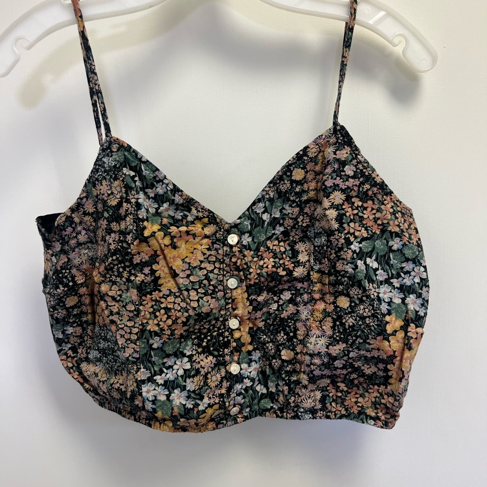 American Eagle floral crop top